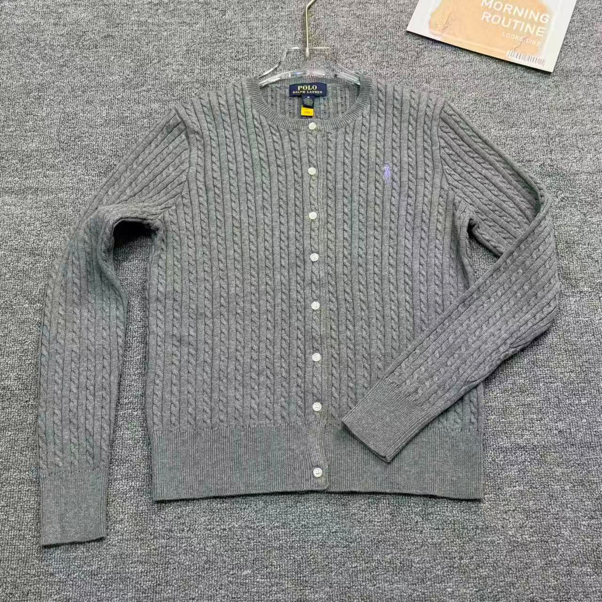 Ralph Lauren Midilli Nakışlı Pamuk Kadın Hırka