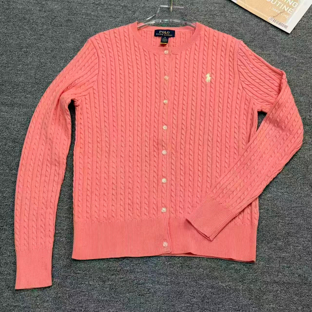 Ralph Lauren Midilli Nakışlı Pamuk Kadın Hırka