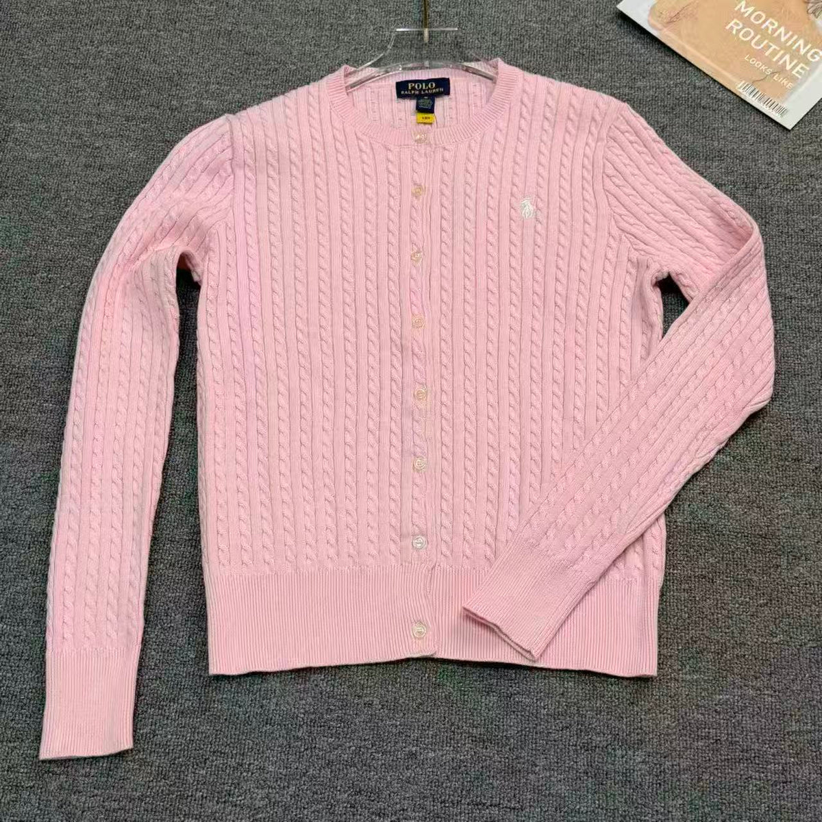 Ralph Lauren Midilli Nakışlı Pamuk Kadın Hırka