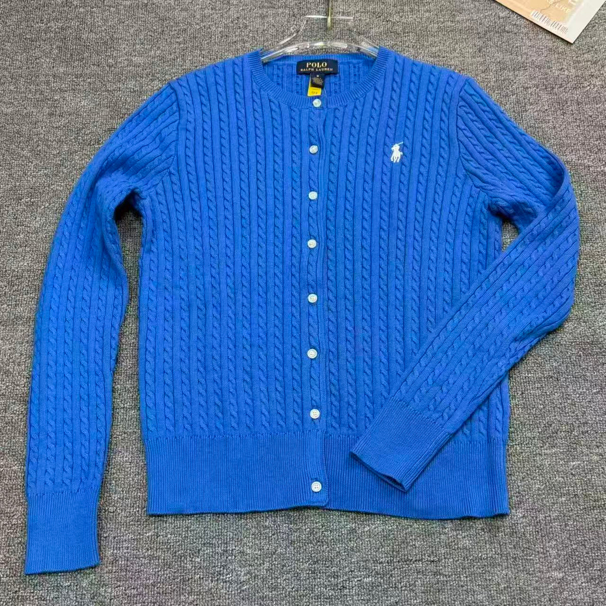 Ralph Lauren Midilli Nakışlı Pamuk Kadın Hırka