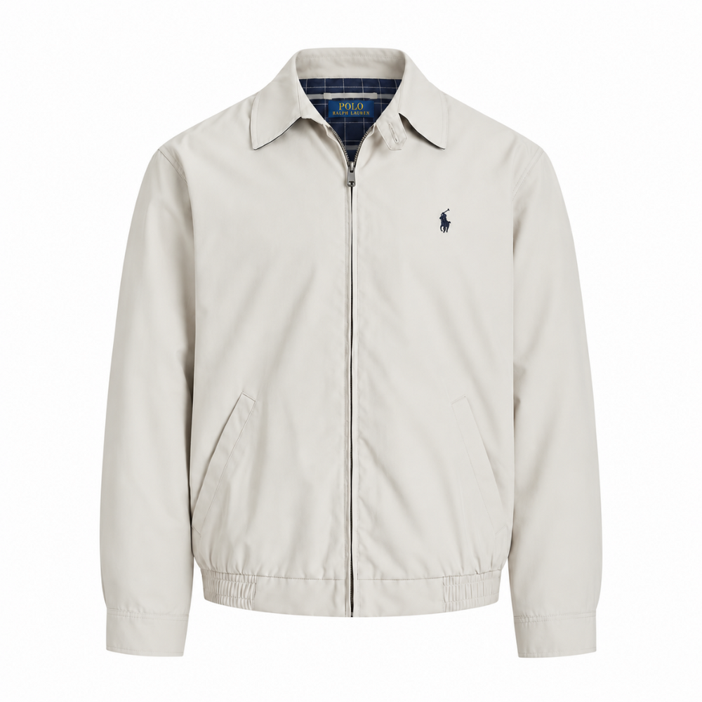 Ralph Lauren Classic Cotton Harrington Jacket Kirli Beyaz- 26's