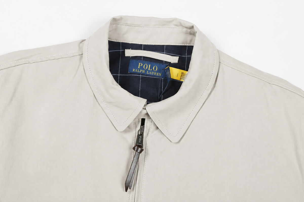 Ralph Lauren Classic Cotton Harrington Jacket Kirli Beyaz- 26's