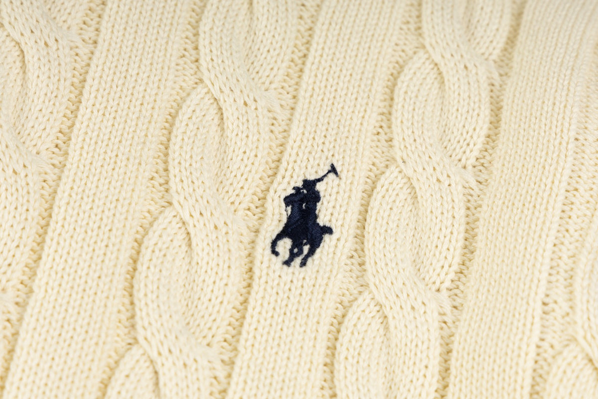 Ralph Lauren Premium Saç Örgü Dik Yaka Kazak Unısex
