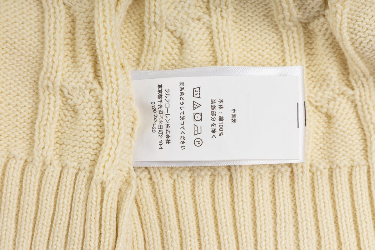 Ralph Lauren Premium Saç Örgü Dik Yaka Kazak Unısex