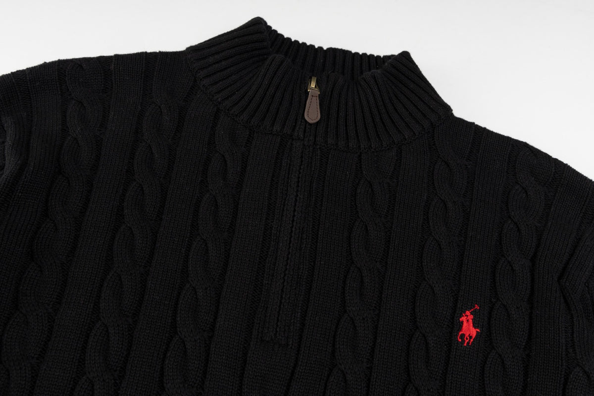 Ralph Lauren Premium Saç Örgü Dik Yaka Kazak Unısex