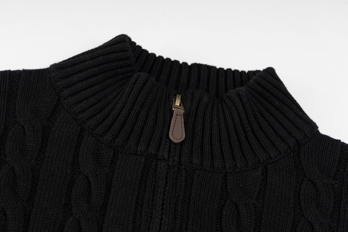 Ralph Lauren Premium Saç Örgü Dik Yaka Kazak Unısex