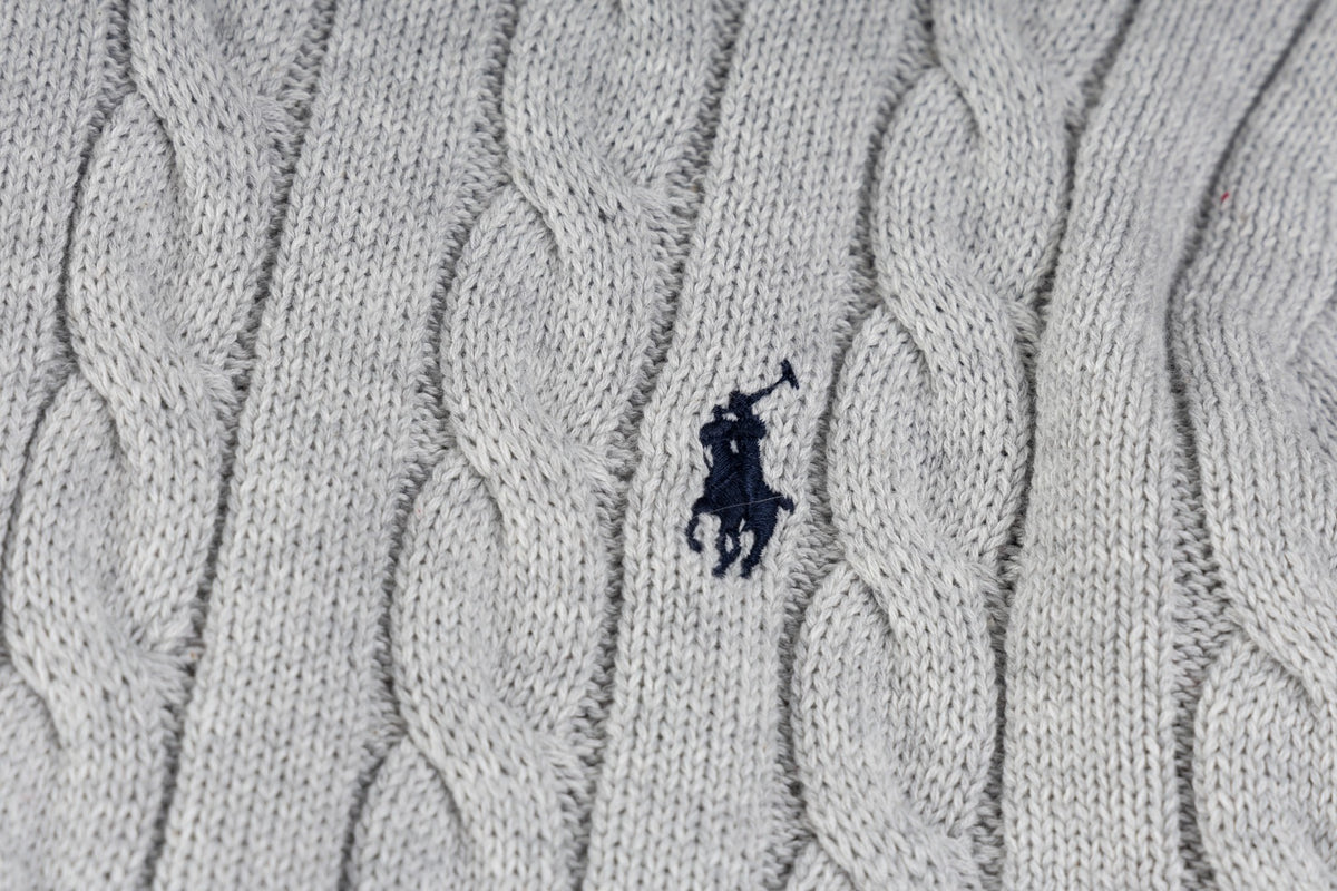 Ralph Lauren Premium Saç Örgü Dik Yaka Kazak Unısex