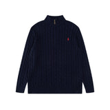 Ralph Lauren Premium Saç Örgü Dik Yaka Kazak Unısex