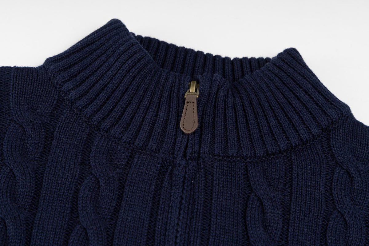 Ralph Lauren Premium Saç Örgü Dik Yaka Kazak Unısex