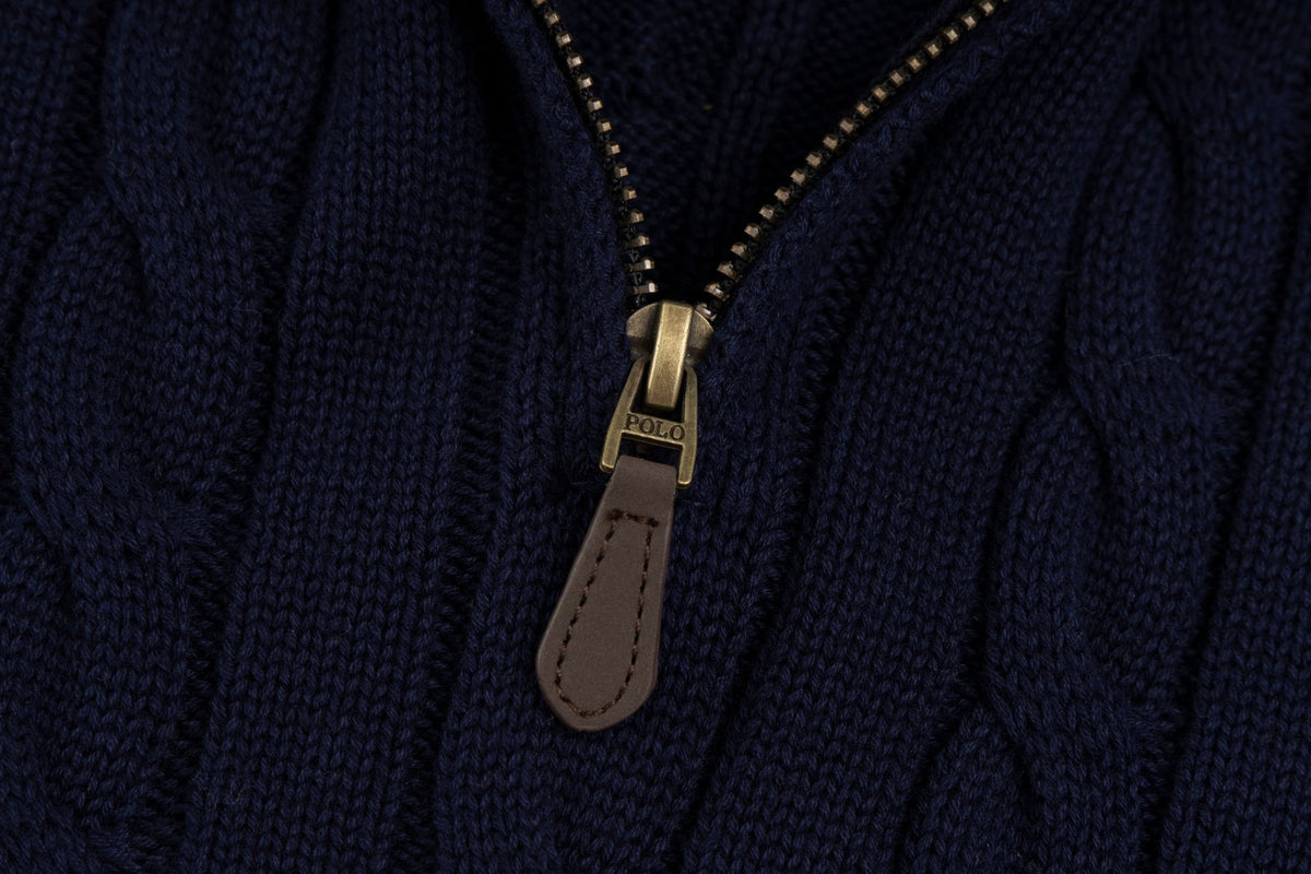 Ralph Lauren Premium Saç Örgü Dik Yaka Kazak Unısex