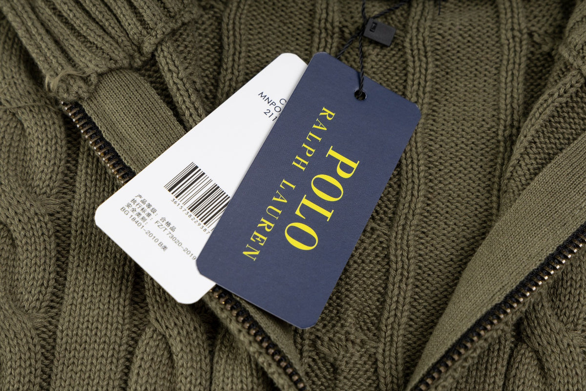 Ralph Lauren Premium Saç Örgü Dik Yaka Kazak Unısex