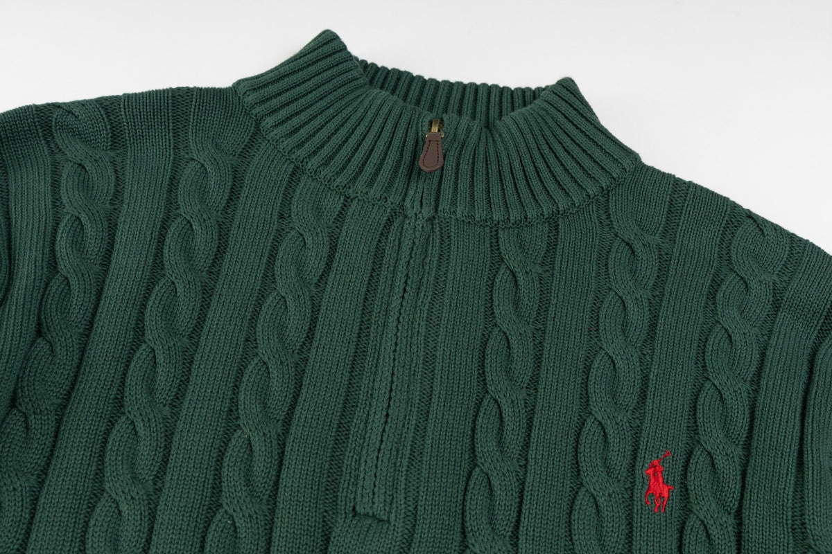 Ralph Lauren Premium Saç Örgü Dik Yaka Kazak Unısex