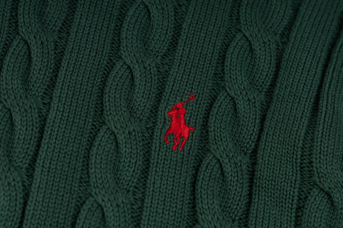 Ralph Lauren Premium Saç Örgü Dik Yaka Kazak Unısex