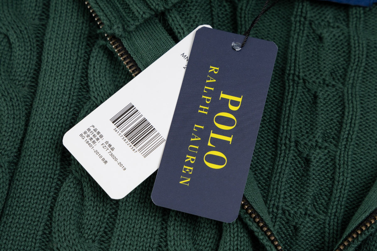 Ralph Lauren Premium Saç Örgü Dik Yaka Kazak Unısex
