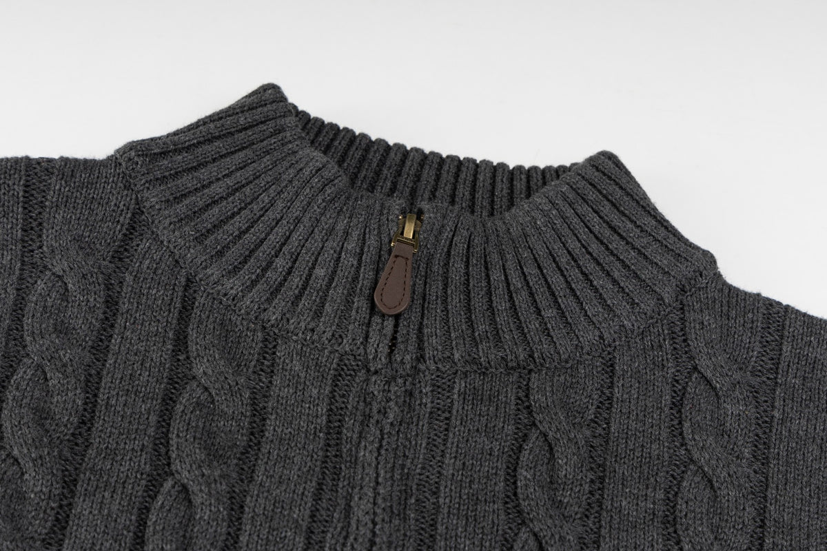 Ralph Lauren Premium Saç Örgü Dik Yaka Kazak Unısex