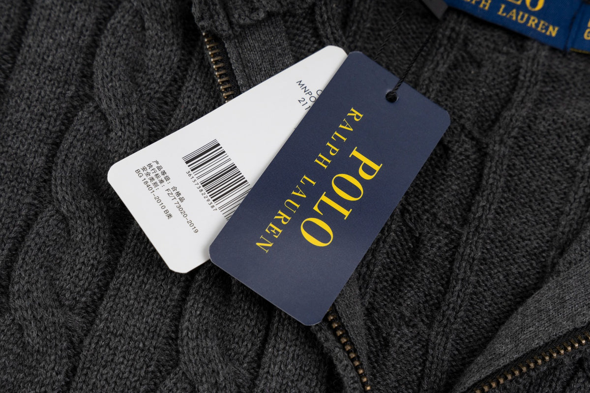 Ralph Lauren Premium Saç Örgü Dik Yaka Kazak Unısex